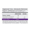 L-CARNITINA LIQUIDA 1500mg HEALTHY SPORTS TABLA NUTRICIONAL