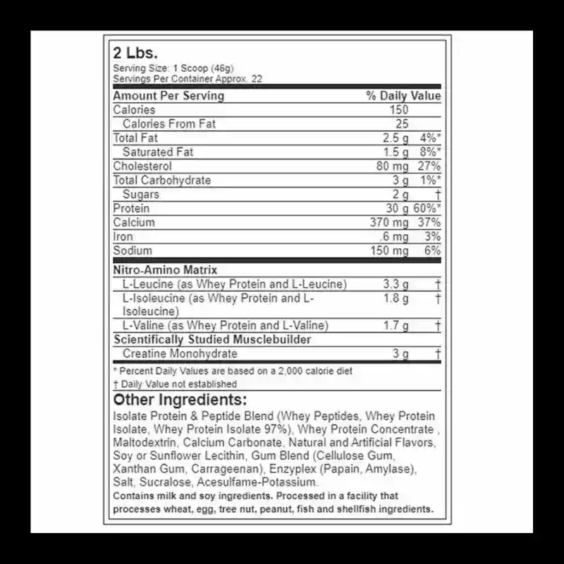 Alternative view of NITRO TECH WHEY PROTEIN 2 LIBRAS