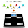 Home Body Digital Weighing Scale Bathroom Blue Backlight Bathroom Personal Weighing BMI Scale